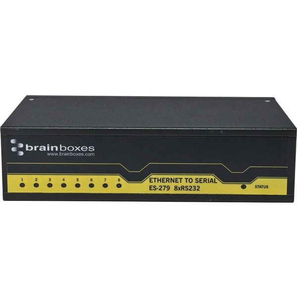 Brainboxes Ltd 8 Port Rs232 Ethernet To Serial Adapter ES-279